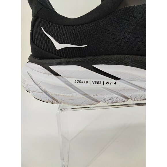 Hoka One One Women's Clifton 8 Black Mesh Low-top Sneaker Size 6.5B US - Picture 11 of 11